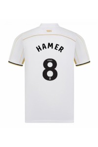 Sheffield United Gustavo Hamer #8 Jalkapallovaatteet Vieraspaita 2025-26 Lyhythihainen